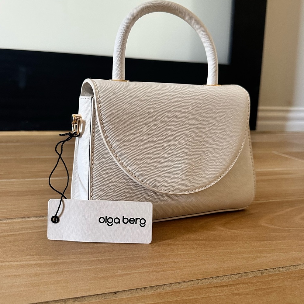 Revolve x Olga Berg Cream Mini Bag